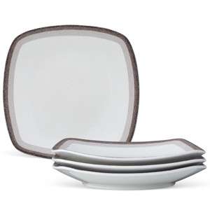 Noritake Colorscapes Layers Set of 4 Square Dinner Plates - 1 of 4