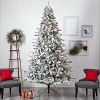 Flocked Spruce Christmas Tree with LED Lights and Bendable Branches – Snow-Kissed X-Mas Tree for Seasonal Décor - 2 of 4