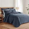 Cloud Waffle Quilted Euro Sham 2pk - Levtex Home - 2 of 3