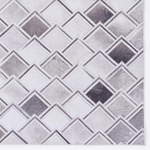 HomeStock Laredo Fortin Grey & Ivory 5x7, Transitional, Woven with Digital Heat Transferred Printing Rug - 1 of 4