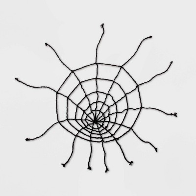 10' Giant Spiderweb Black Halloween Decorative Prop - Hyde & EEK! Boutique™