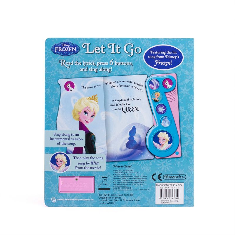 Disney Frozen: Let It Go Sound Book - by  Pi Kids (Mixed Media Product), 4 of 5
