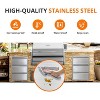 A  Durable Stainless Steel Outdoor Kitchen Drawers with Paper Towel Holder Smooth Glides - 4 of 4