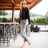 Anna-Kaci Women's Cropped Button Down Denim Jean Jacket with Pockets - 3 of 4