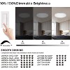 TALOYA 15.8 in. 24 Watt White LED Flush Mount Ceiling Light,dimmable 5 Color Light - 4 of 4