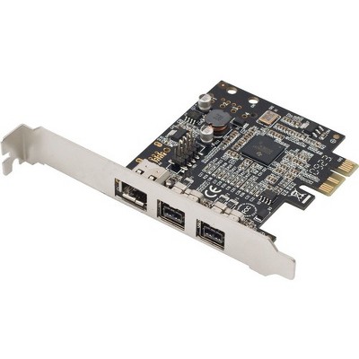 SYBA Multimedia 2 Port 1394B Firewire and1 Port 1394A PCI-e 1.0 x1 Card