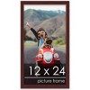 PosterPalooza | Panoramic Classic Modern Brown Frame - UV Acrylic, Foam Board Backing, Hanging Hardware - 3 of 4