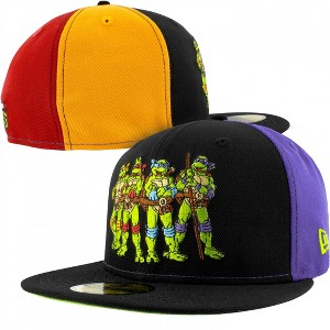 Adult Teenage Mutant Ninja Turtles Quad Colors New Era 59Fifty Fitted Hat - 1 of 4