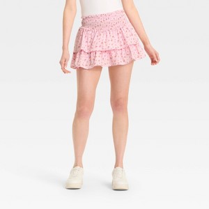 Women's Tiered Mini Skort - Wild Fable™ - 1 of 3