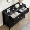 Dresser for Bedroom, Large 6 Drawer Dresser with Deep Drawers & Metal Knobs - 4 of 4