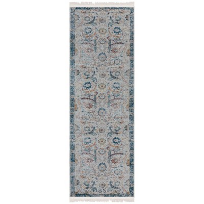 Ottomanson Machine Washable Cotton Collection Oriental Design 2x5 