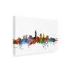 Michael Tompsett Cleveland Ohio Skyline Outdoor Canvas Art - 3 of 4