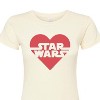 Women's - Star Wars - Valentine Heart Logo Fitted Graphic T-Shirt - 2 of 3