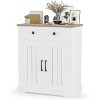 Garvee Modern Sideboard Buffet Cabinet with Adjustable Shelf, 1 Drawer & 2 Doors – Engineered Wood Coffee Bar Console Table - 3 of 4