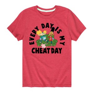 Boys' - Hey Arnold! - Cheat Day Short Sleeve Graphic T-Shirt - 1 of 4