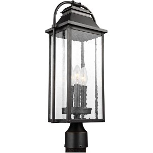 Generation Lighting Wellsworth 20 3/4" Bronze 3-Light Post Light - 1 of 1