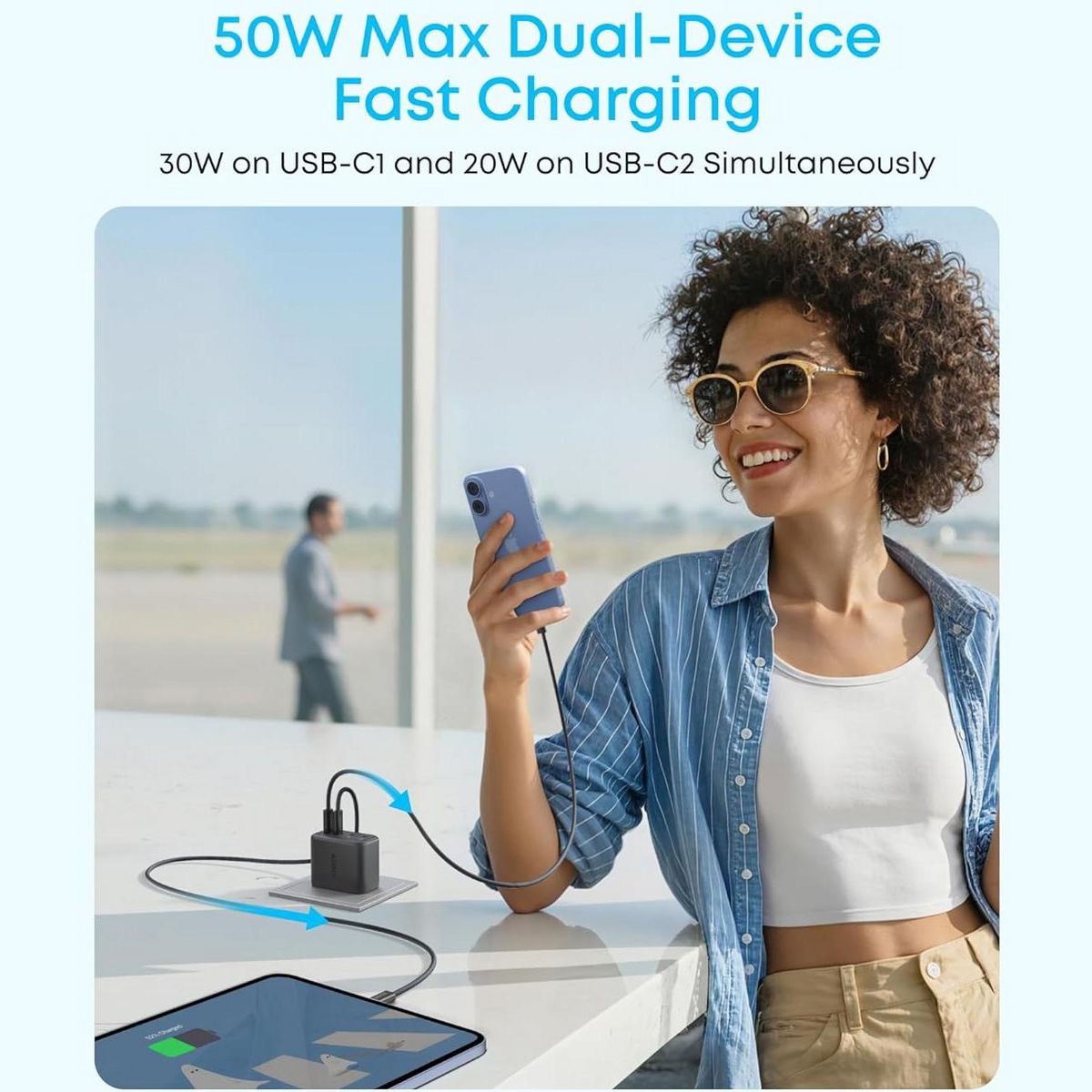 Anker Zolo USB C Charger Block, 2-Pack 4-Port Wall Adapter - thumbnail 3