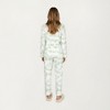 Anna-Kaci Lounge Women's 2-Piece Set Built-In Chest Pads Top and Relaxed Fit Pants Pajama Set with Brushstroke Print - 4 of 4