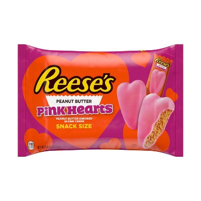 Reese's Valentine's Pink Peanut Butter Hearts - 9.6oz