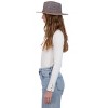 Tahari Women's Lightweight Packable Panama Hat with Faux Suede Band - Panama Hat for Women - 4 of 4