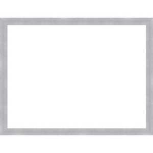 Amanti Art Grace Brushed Nickel Narrow Framed Dry Erase Magnetic Board - 1 of 4