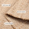 Delara Handwoven Jute and Cotton Area Rug - Natural Rug, Farmhouse Accent Rug for Living Room, Bedroom - 4 of 4