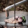Petromax BBQ and Coal Tongs for Kitchen or Campfire, for Indoor and Outdoor Cooking, Durable Stainless Steel and Wooden Handle, 21.3 inch - 4 of 4