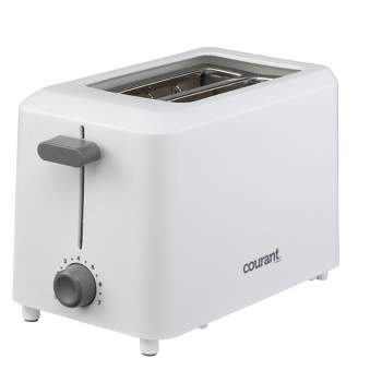 Courant Cool Touch 2-Slice 750-Watts Toaster, White