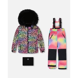 Deux par Deux Girl Two-Piece Play Snowsuit Multicolor - 1 of 4