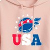 Women's - Teenage Mutant Ninja Turtles - USA Raphael Cropped Graphic Hoodie - 2 of 3