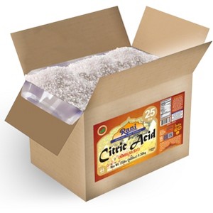 Citric Acid Powder, Food Grade (Limbu Ka Ful) - 400oz (25lbs) 11.36kg Bulk Box - Rani Brand Authentic Indian Products - 1 of 4