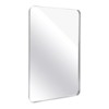 FURNIinspire Metal Frame Rectangle Mirror Crystal Clear Reflections Bathroom Vanity Bedroom Wall Decor, Gold, 36"*24"*1.2" - 2 of 4
