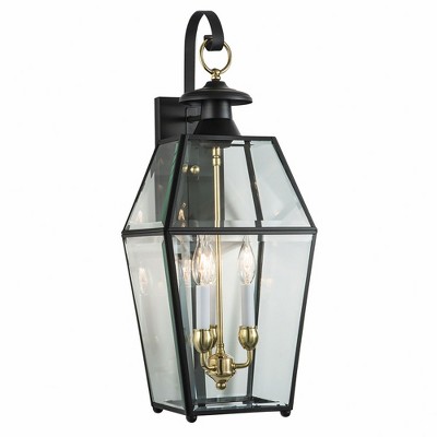 Norwell Lighting Olde Colony 3 - Light Wall Light in  Black