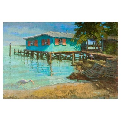 Waterfront By Kathleen Denis Wrapped Unframed Wall Canvas Art - Masterpiece Art Gallery