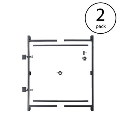 Adjust-A-Gate Steel Frame Gate Building Kit, 60"-96" Wide, 6' High (2 Pack)