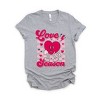 Simply Sage Market Love Season Heart Short Sleeve Graphic Tee - 2 of 4