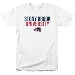 Men's Stony Brook University Official Stacked T-Shirt - 1 of 4