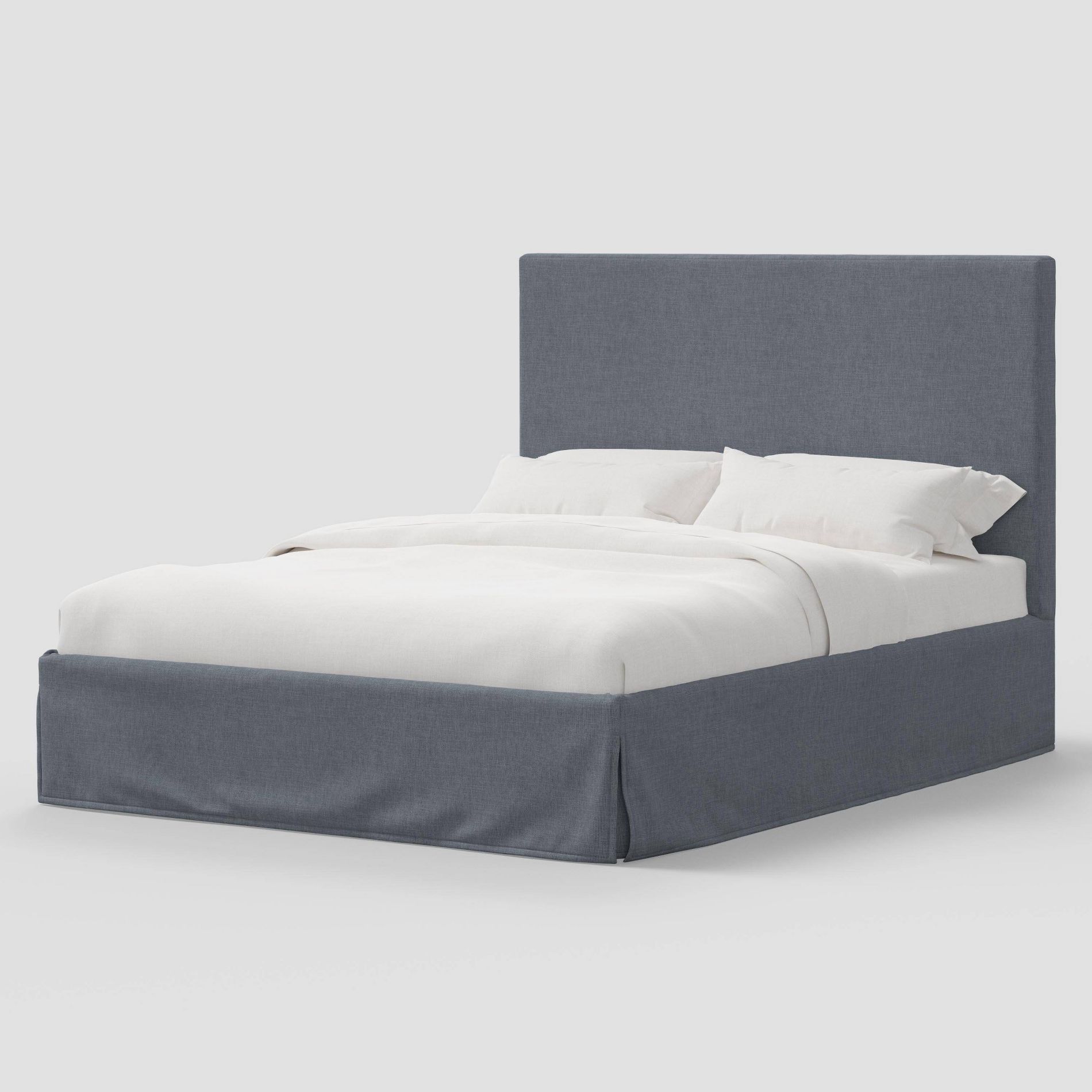 California King Johanna Slipcover Bed Performance Textured Weave River - Threshold™
