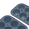 Unique Bargains Ice Tray 6-Cavity Diamond Ice Mould Irregular Hand Wash Only Silicone 6.69"x4.53"x2.13" 1 Pc - 3 of 3