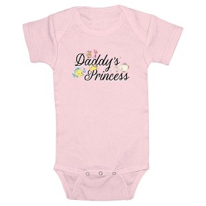 Infant's Disney Cute Daddy's Princess Bodysuit - 1 of 3