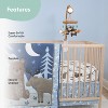 The Peanutshell Under the Stars Crib Bedding Set and Mobile - 4 Piece Set - 4 of 4
