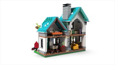 LEGO Creator 3 in 1 Cozy House Building Kit, Rebuild into 3 Different  Houses, Includes Family Minifigures and Accessories, DIY Building Toy Ideas  for