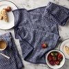 MARTHA STEWART Honeycomb Chambray Textured Kitchen Towel 4-Pack Set - 3 of 3