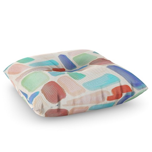 Sewzinski Stones and Clay Square Floor Pillow - Deny Desings - image 1 of 4