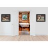 "Hot Bath / Clean Towels" 2-Piece Vignette by Pam Britton, Black Frame - 2 of 4