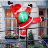 SUGIFT Christmas Inflatable Decorations - 5.9 Ft Christmas Inflatables Climbing Santa Claus Outdoor Blow Up Christmas Decorations - 4 of 4