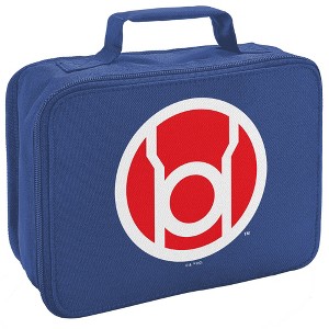 Green Lantern Blackest Night Red Lantern Logo Insulated Soft Sided Lunch Box - 1 of 4