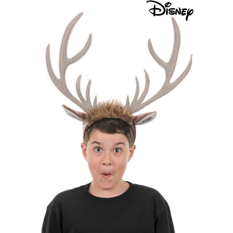 HalloweenCostumes.com One Size Fits Most   Disney Frozen Sven Costume Antlers for Adults and Kids, Brown, 1 of 2