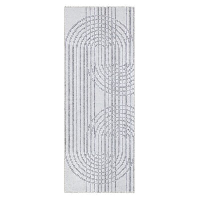 World Rug Gallery Modern Contemporary Lines Machine Washable Area Rug