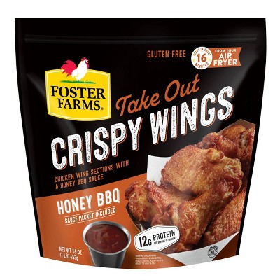 Foster Farms Take Out Crispy Wings Honey BBQ - 16oz